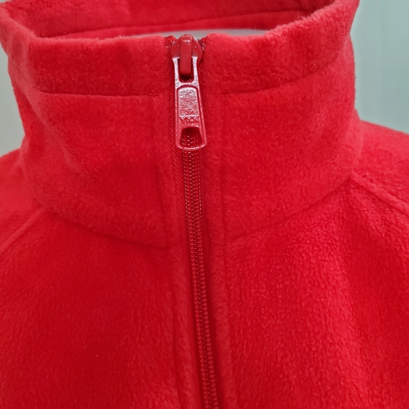 Like New: Columbia Vibrant Red Full-Zip Fleece Medium - Picture 7 of 14